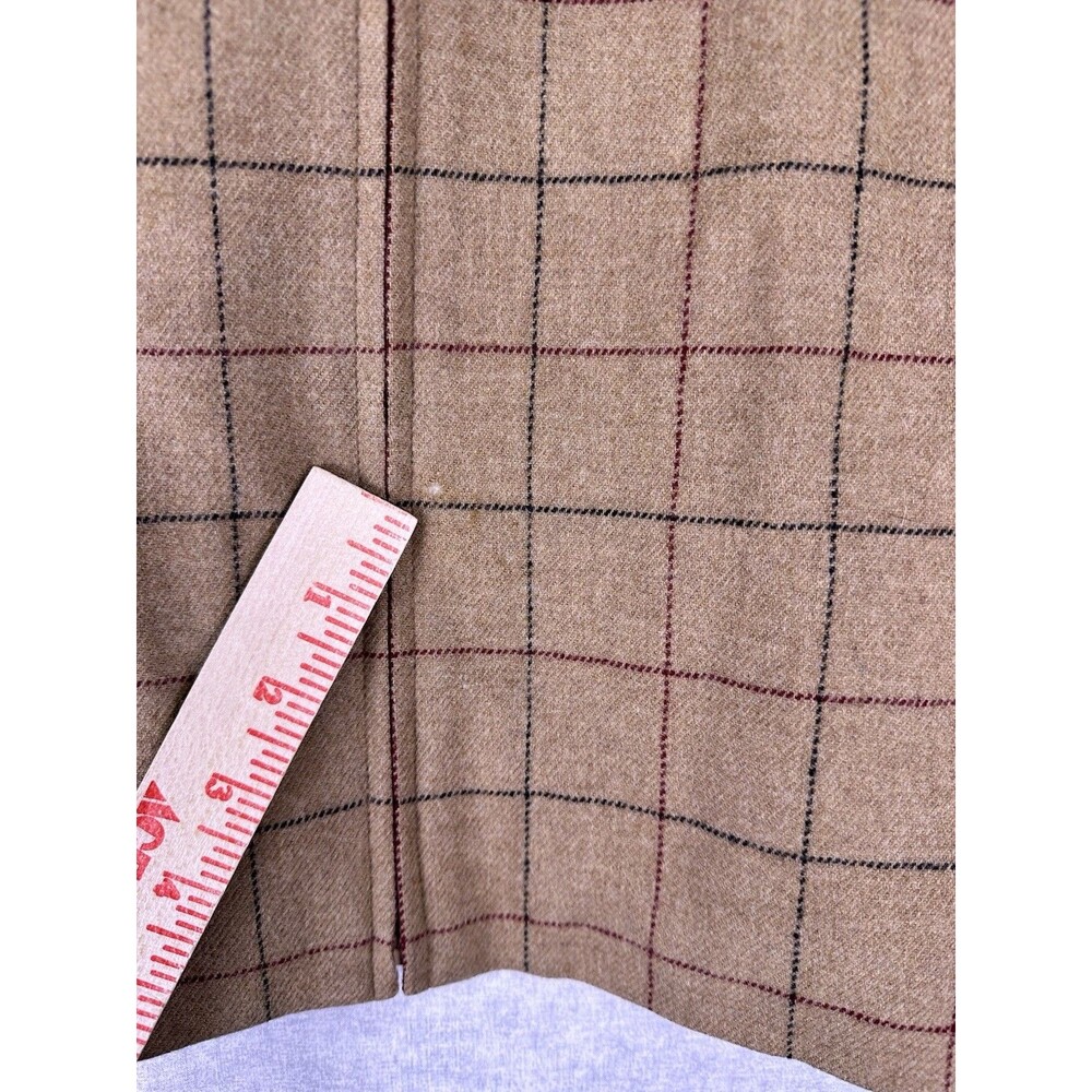 Pendleton Checkered Virgin Wool Jacket Zip Front … - image 3